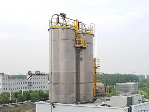 Dense-phase rotary valve conveying system for PA66 (Nylon 66)