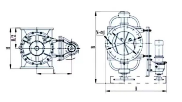 MGR/MAGR/MGRS Hanging Type Rotary Valve